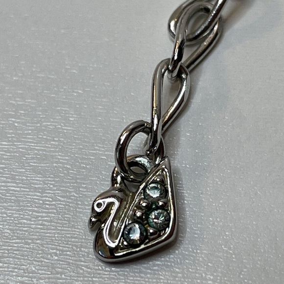 Swarovski Black Crystal Cross Necklace with Leather Strap included - Picture 7 of 11